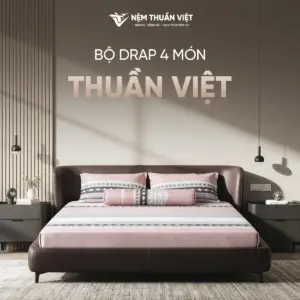 [Tặng] 01 Ga Microfiber Thuần Việt