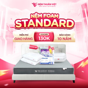 Nệm Foam Thuần Việt Standard - Nệm foam êm ái