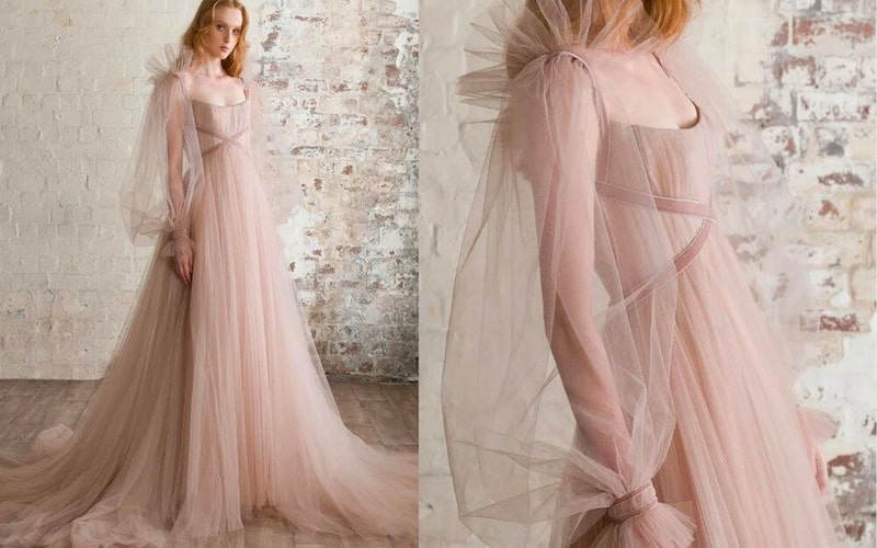Bộ sưu tầm váy cưới đẹp màu hồng dành cho các cô dâu trẻ trung