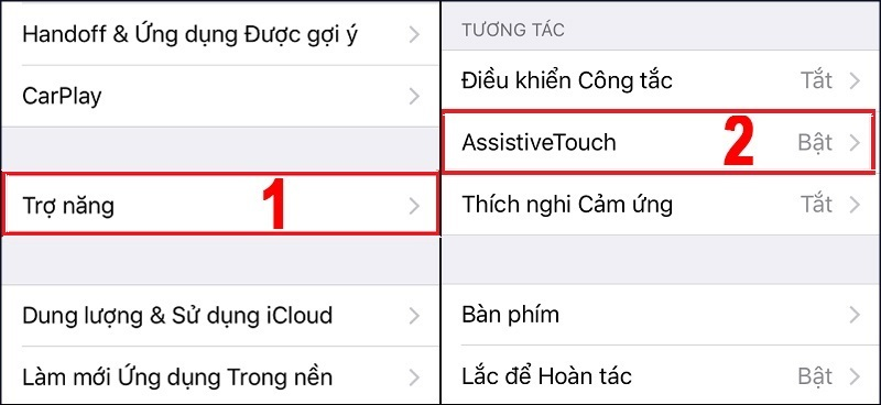 Cách bật và tắt nút home ảo iphone