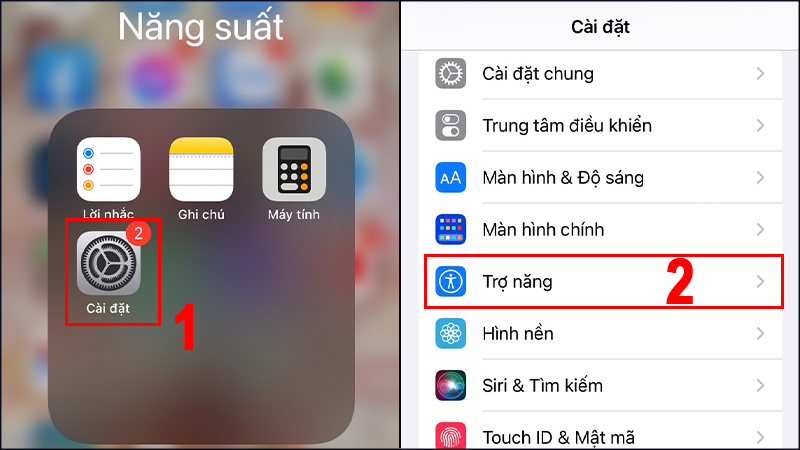 Cách bật và tắt nút home ảo trên iOS 13 trở lên