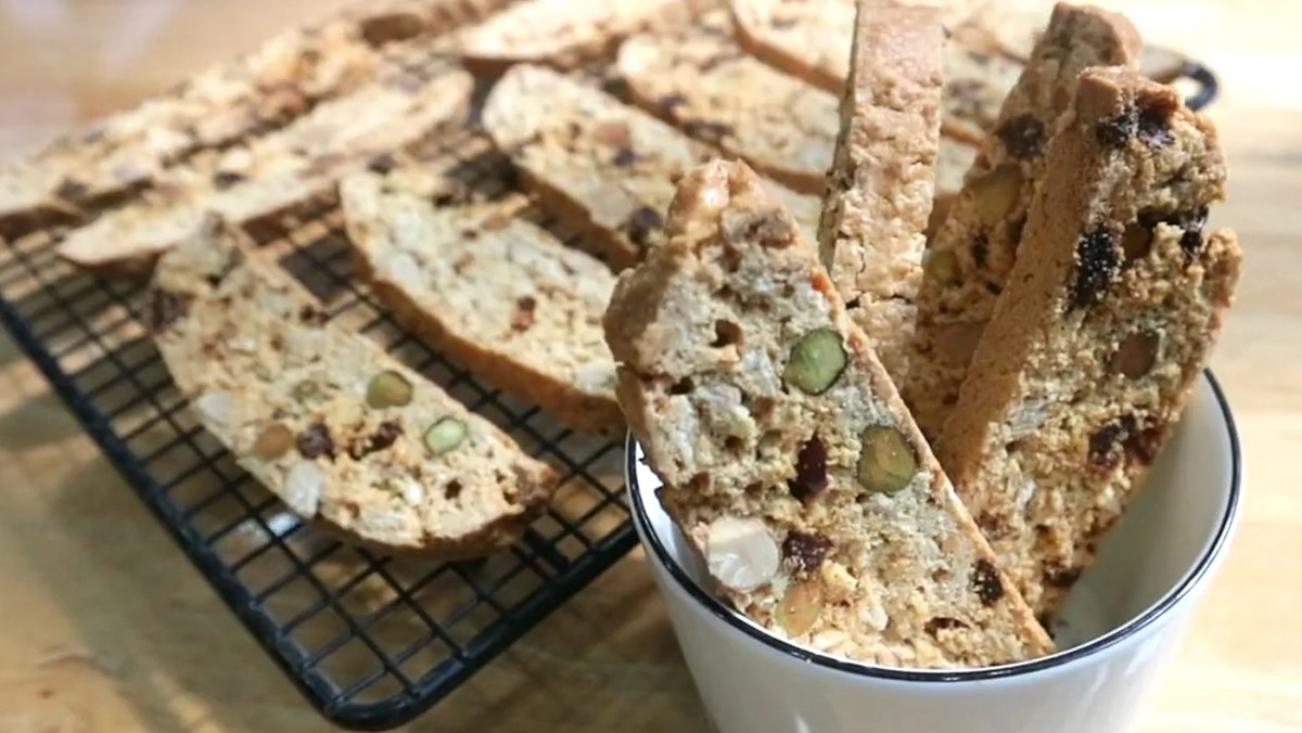 Cách làm bánh biscotti vị vani