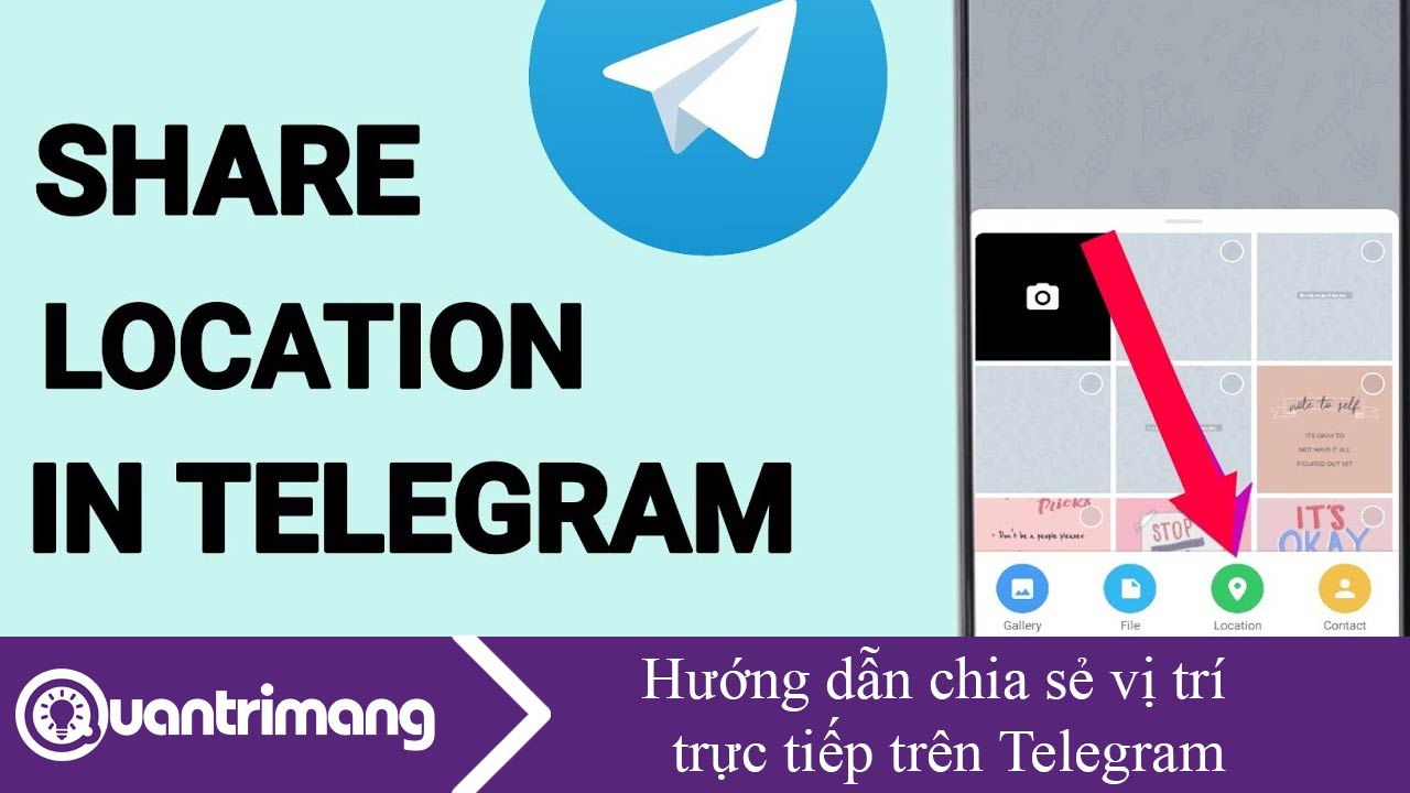 Chia sẻ vị trí trực tiếp trên Telegram