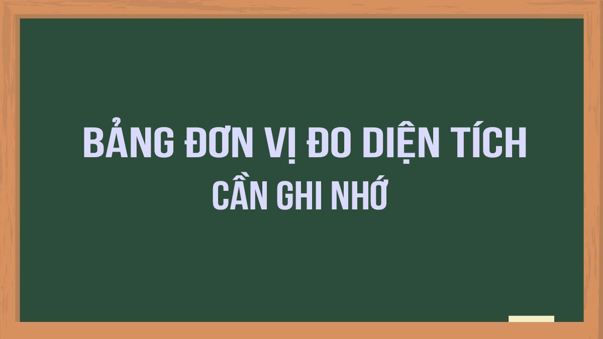 Diện tích là gì