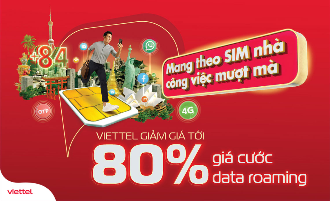 Gói Cước Data Roaming của Viettel