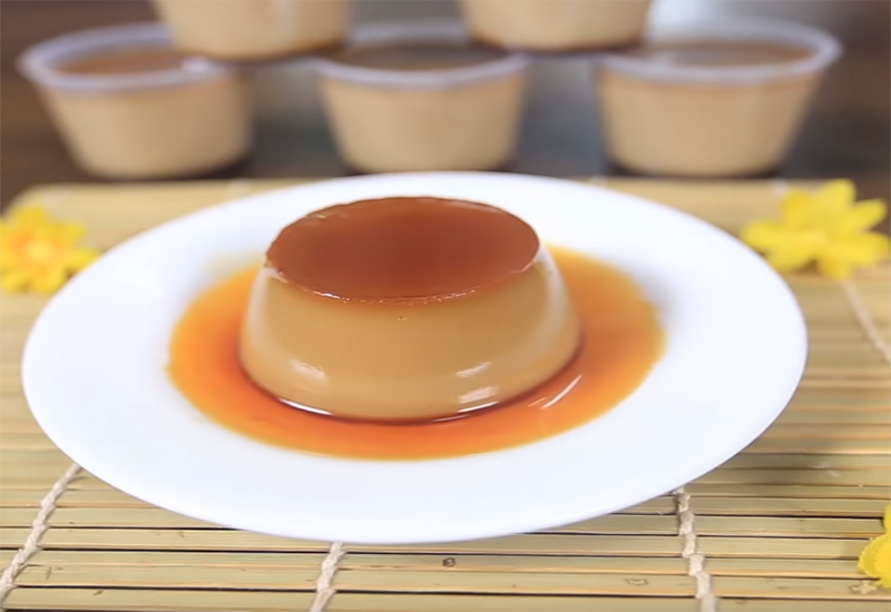 Hướng dẫn làm bánh flan sử dụng sữa đặc