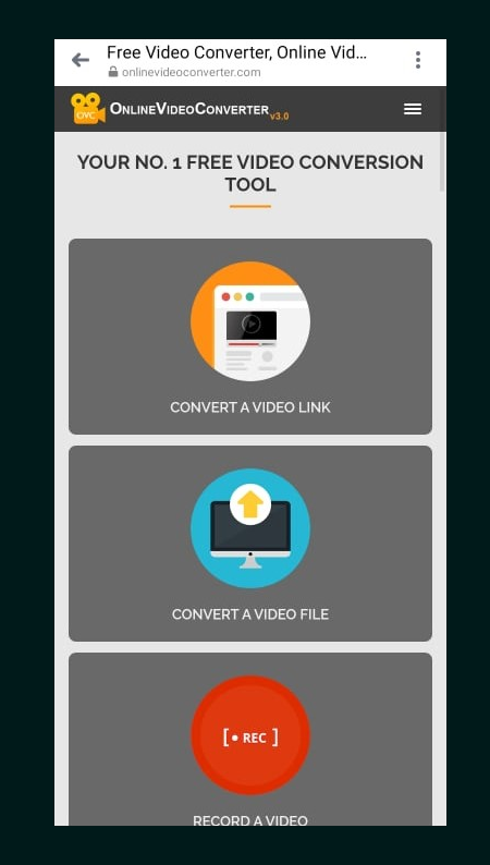 Sử dụng Online Video Converter tải video