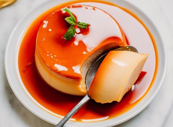 bánh flan cà phê