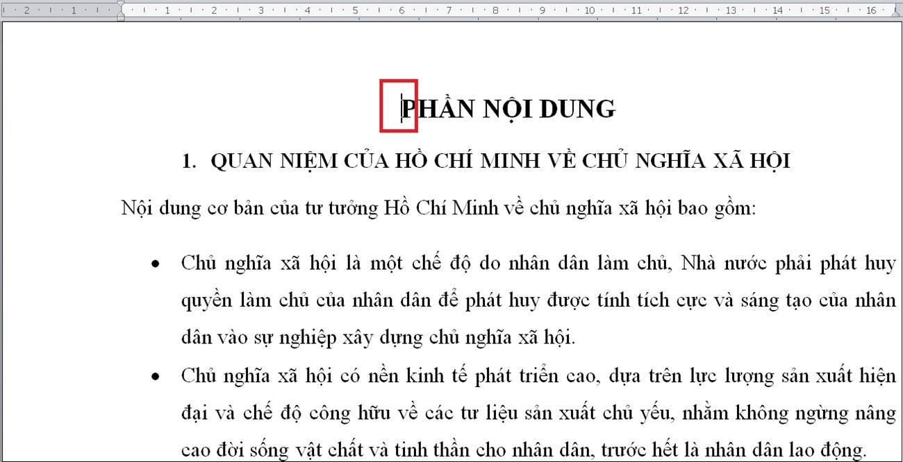 cách đánh số trang trong Word từ một trang bất kỳ