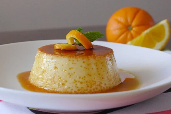 hấp bánh flan sữa tươi