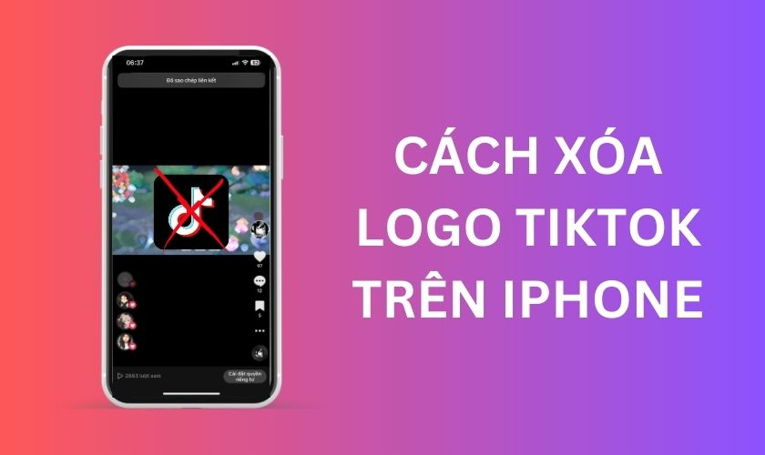 Cách Xóa Logo TikTok Trên iPhone và iPad