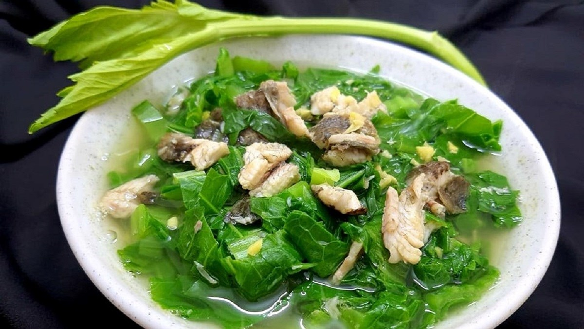 Canh Cá Rô với Rau Đắng