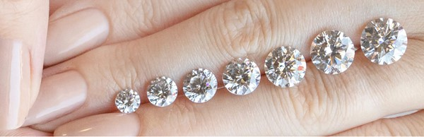 Giá kim cương dựa trên lượng carat