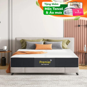 Nệm Cao Su Thiên Nhiên Thuần Việt Premier - Cải tiến cấu trúc Dome nâng đỡ vững chãi & đàn hồi gấp đôi (X2)