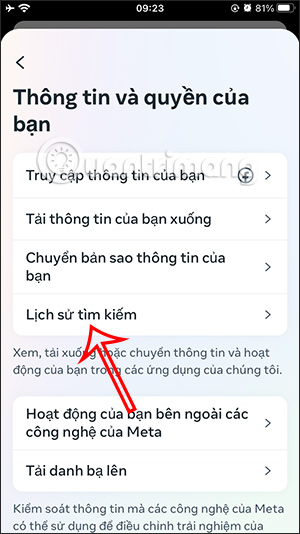 Thiết Lập Lịch Sử Tìm Kiếm