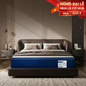 Nệm lò xo Thuần Việt Cloudy – Êm ái, bồng bềnh tựa trên mây