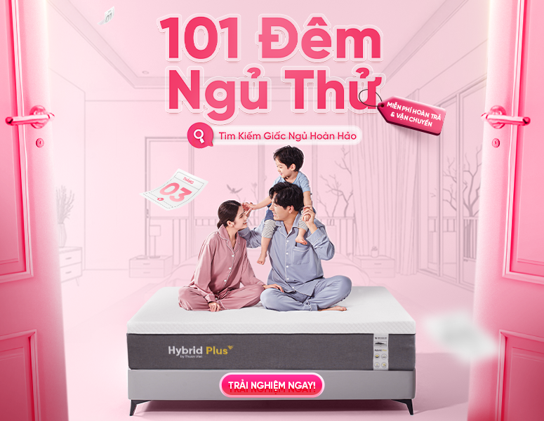 101 đêm ngủ thử nệm mobile