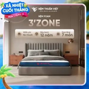 Nệm foam 3zone
