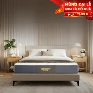 Nệm cao su thiên nhiên Thuần Việt President – Chuyên gia làm mát, điều hòa giấc ngủ