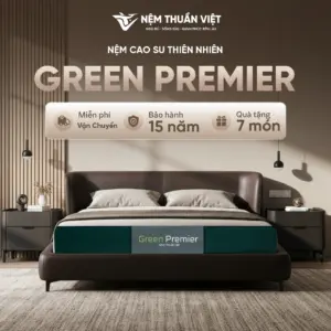 Nệm cao su thiên nhiên green