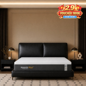 Nệm Foam Latex Thuần Việt Hybrid Plus - Nâng tầm giấc ngủ với công nghệ 5IN1, nâng đỡ từng vùng chuyên sâu